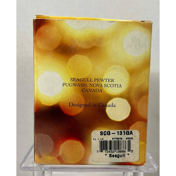 Vintage Seagull Pewter Glass Ornament - Picture 4 of 4